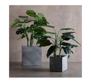 Macetero Patagonia gris 60x60x60 cm