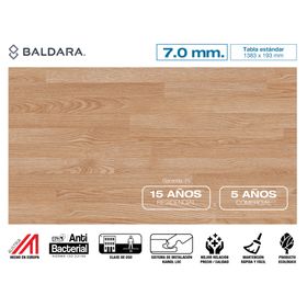 Piso flotante Classic touch roble claro 7 mm 2.67 m2