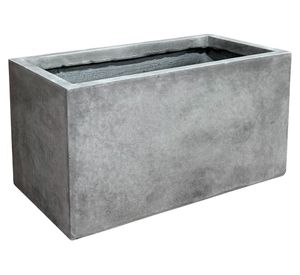 Macetero Patagonia medio gris 37x37.5x79 cm