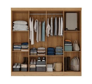 Clóset 8 puertas Aquiles 177x183x40 cm