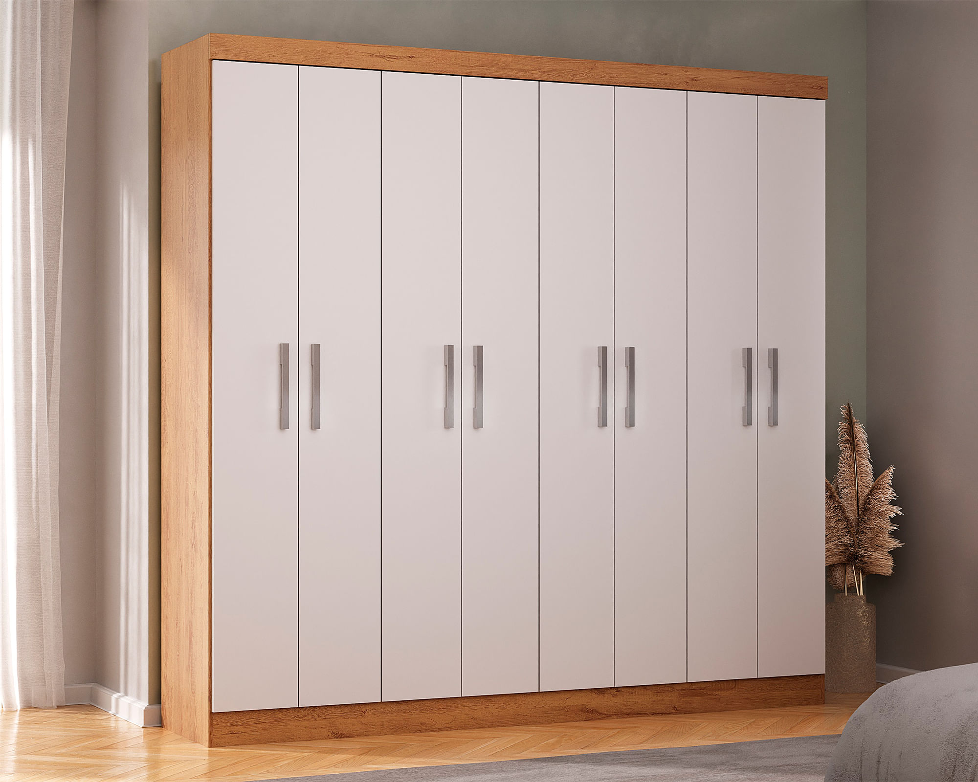 Clóset 8 puertas Aquiles 177x183x40 cm | Easy.cl