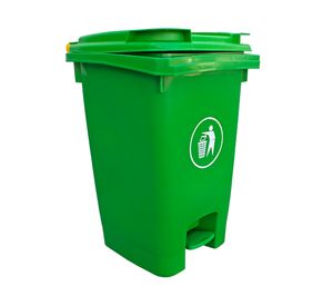 Basurero industrial verde 60 lt