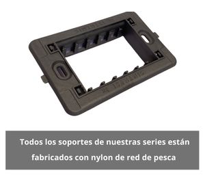 Toma corriente doble S17 10A 2500W blanco