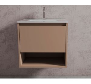 Mueble lavamanos Delfos sand 55x62x47.5 cm