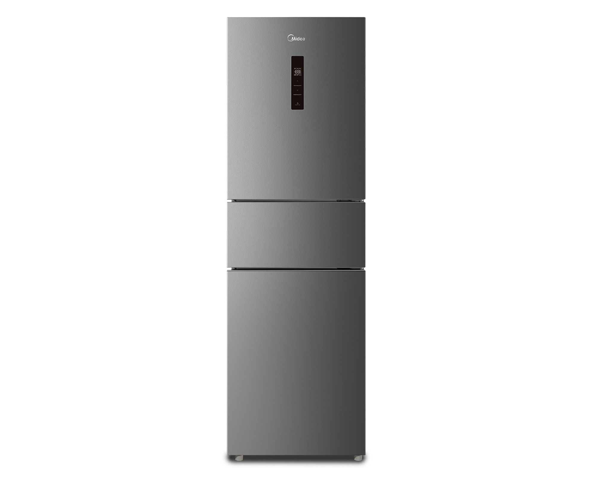 Midea Refrigerador Bottom Freezer MDRB363TDE50IN 263 lt silver