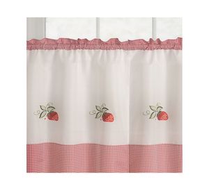 Juego cortina cocina Fresa 3 piezas