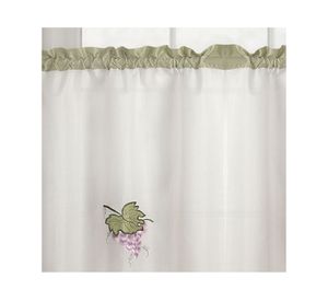 Juego cortina cocina Uvas 3 piezas