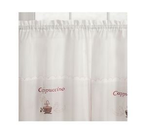 Juego cortina cocina Tazas 3 piezas