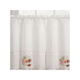 Juego cortina cocina Frutas 3 piezas