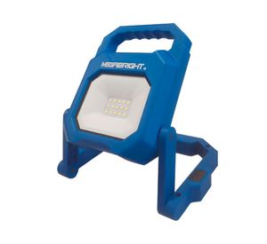 Proyector LED recargable azul 10W luz fría