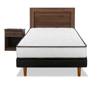 Cama europea 1.5 plazas New Simple + set Asturias