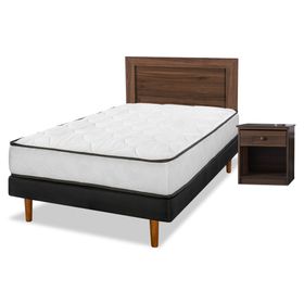 Cama europea 1.5 plazas New Simple + set Asturias