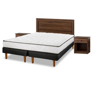 Cama europea 2 plazas New Simple base dividida + set Asturias