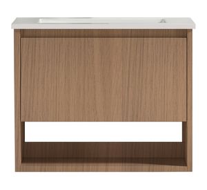Mueble lavamanos Nepal light oak 50x60x47 cm + lavamanos
