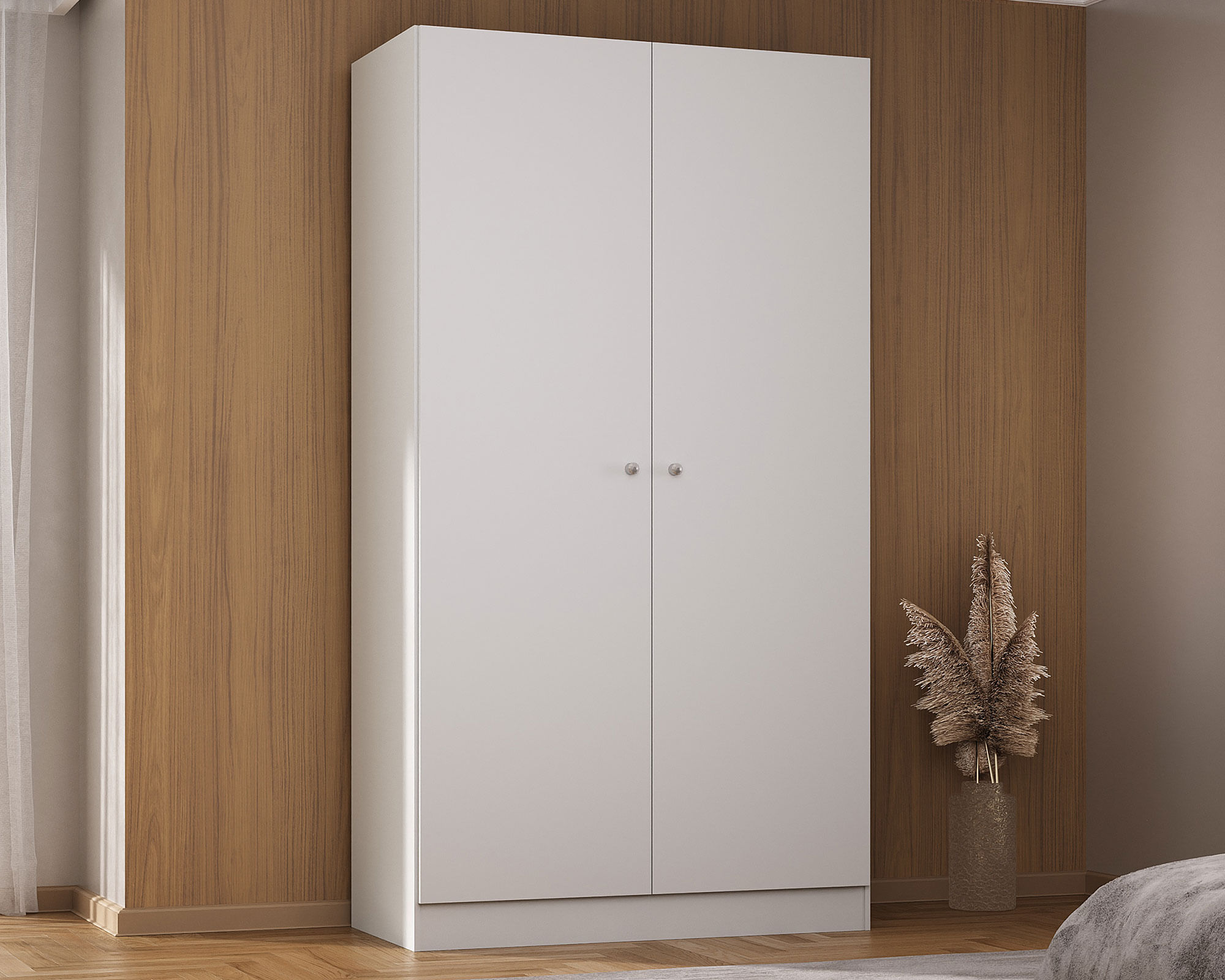 Clóset 2 puertas blanco 183x100x47 cm | Easy.cl