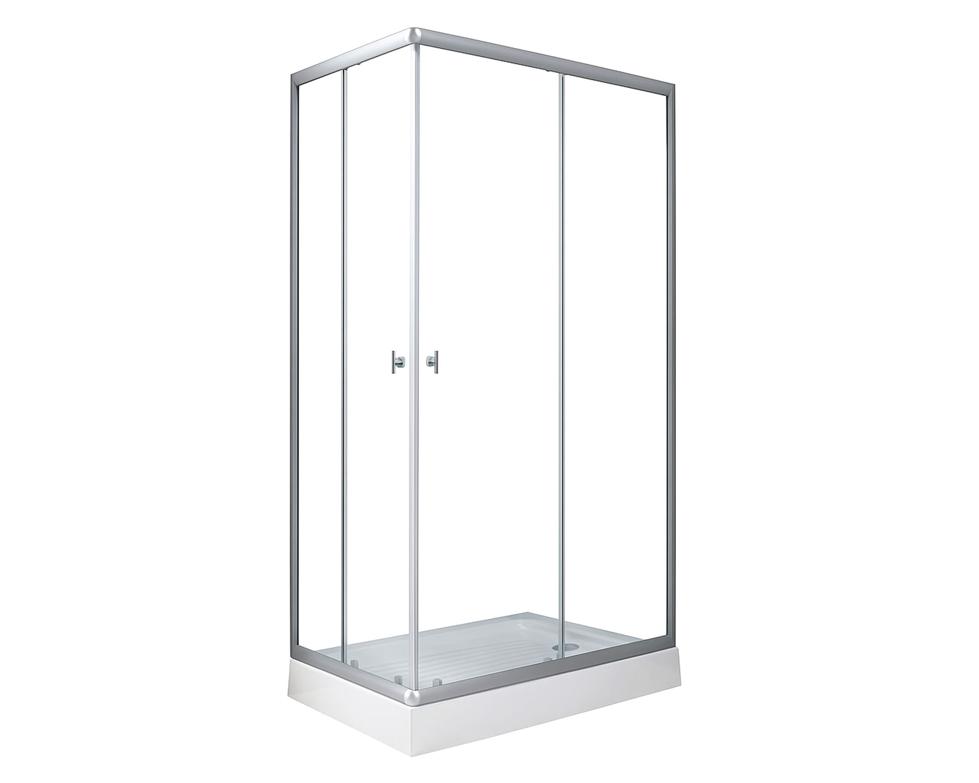 Shower rectagular Lens transparente 198x80x120 cm | Easy.cl