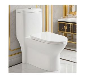 WC One Piece a piso 30 cm 8018 blanco