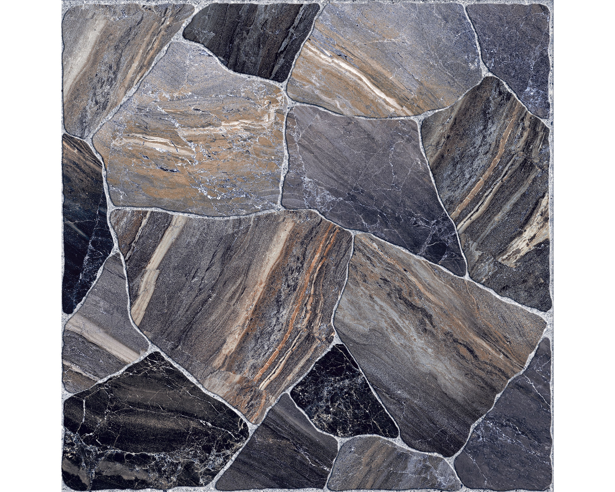Cerámica piso muro Laja Salamanca azul 45x45 cm 2.29 m2