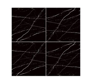 Cerámica piso/muro Marquina negro 60x60 cm 1.8 m2