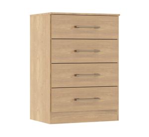 Cómoda 2007 café 4 cajones