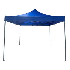 Toldo plegable azul 3x3m