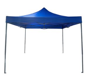 Toldo plegable azul 3x3m