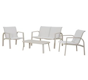 Set living Cambrai Stripes 4 personas