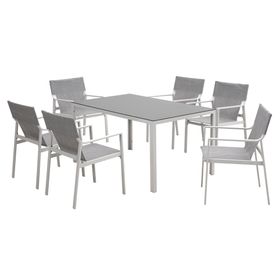 Set comedor exterior Osman 6 personas