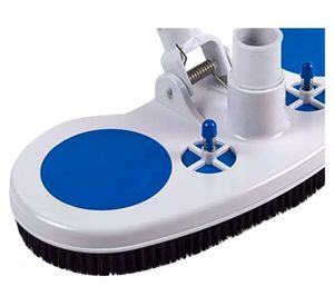 Carro limpia fondo piscinas 33x23x10 cm válvula blanco