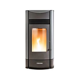 Estufa a pellet P2000 gris 8800W 400 Wh