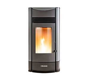 Estufa a pellet P2000 gris 8800W 400 Wh