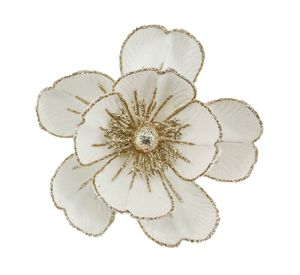 Flor blanco colección Ginger 21 cm