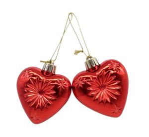 Colgante Corazón rojo colección Brillos 2 piezas