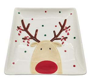 Plato cuadrado Reno 2.6x19.3x19.3 cm