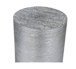 Vela Pilar acabado metálico plateado 7.5x7 cm