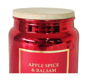 Vela tapa madera rojo 9.5 cm