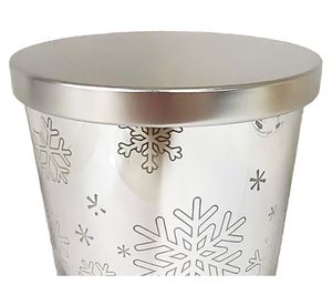 Vela tapa metálica 10 cm