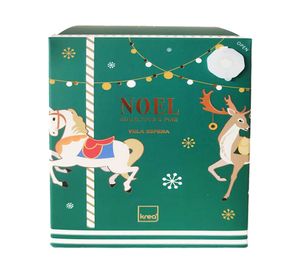 Vela esfera verde 8 cm