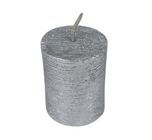 Vela Votiva plateado 4.6x3.7 cm
