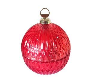 Vela esfera rojo 8 cm