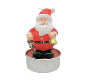 Vela T-light Santa 4 piezas