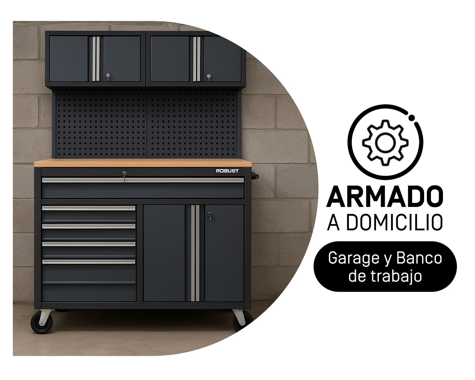 Armado de garage y banco de trabajo