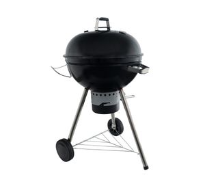 Parrilla a carbón Kettle negro