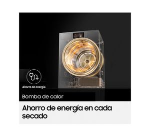 Secadora DV90F17CDSZS carga frontal 17 kg gris