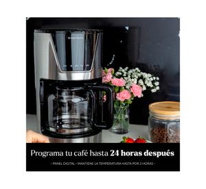 Cafetera filtro sicilia EWMDC04 silver 1.5 lt