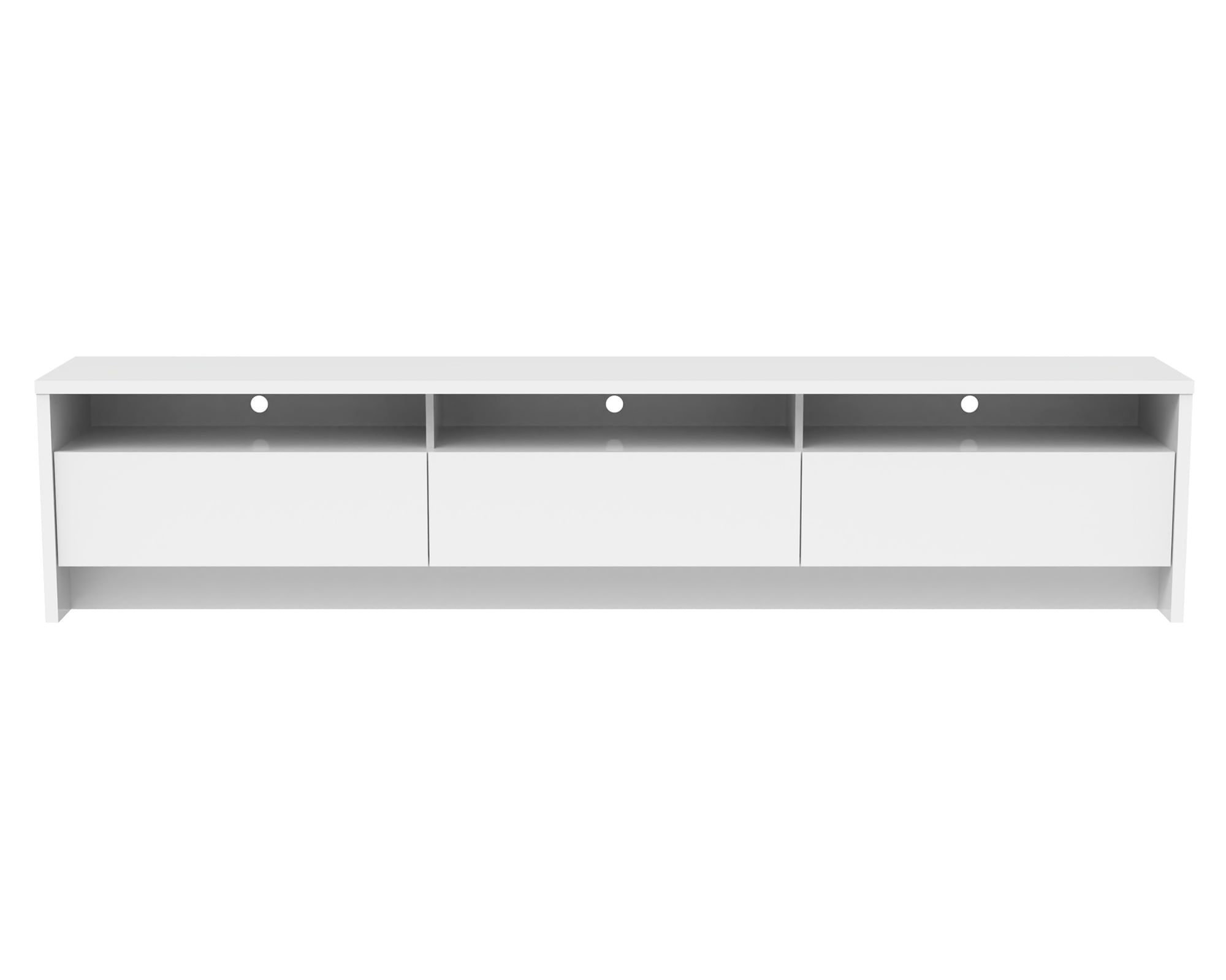 Decocasa Rack TV 75" Aspen 1.8 blanco