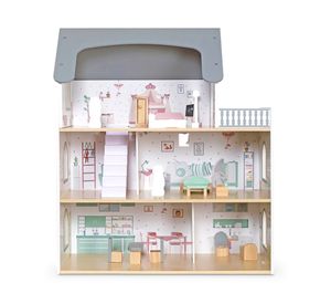 Casa de muñecas Infantil madera Dana multicolor