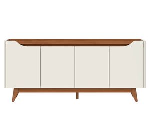 Buffet Pulse off white/canela 77.9x180.1x40 cm