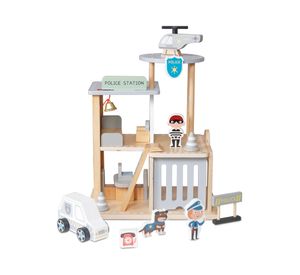 Juguete Estación de Policía multicolor 30x35x22 cm