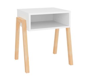 Velador Pinetti 1 espacio blanco/crudo